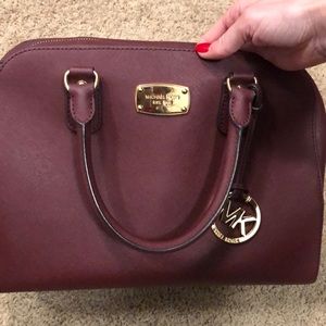 Michael Kors handbag. Maroon